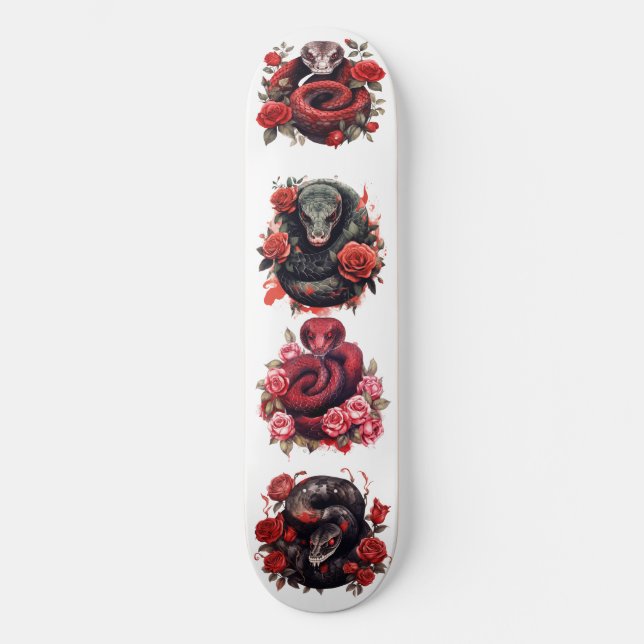 Red Snake Skateboard (Front)