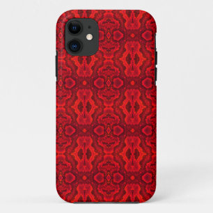 Red Snake Texture Phone Case