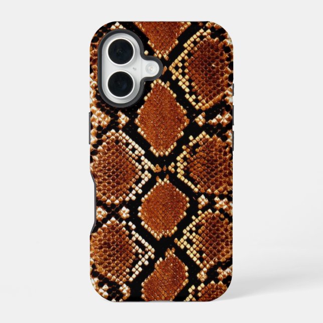 Red Snakeskin iPhone / iPad case (Back)