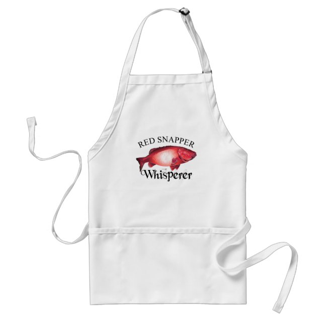 Red Snapper Whisperer Light Standard Apron (Front)