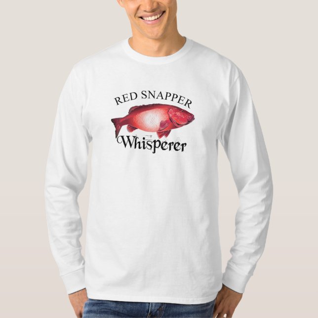 Red Snapper Whisperer Light T-Shirt (Front)
