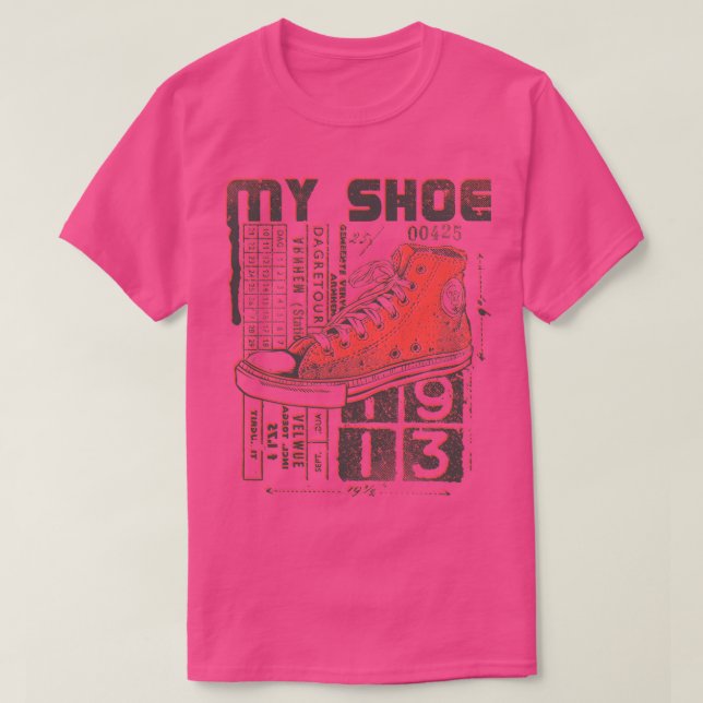 Red Sneakers Punk Pock (Design Front)