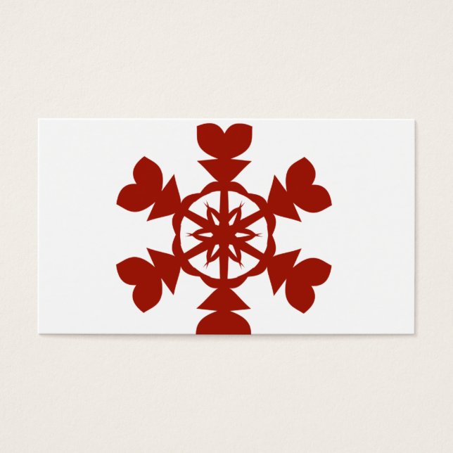 Red  Snowflakes (Front)