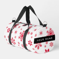 Red Snowflakes, Your name, Personalise