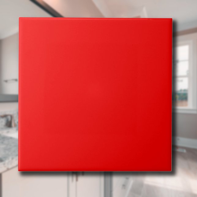 Red Solid Colour | Classic | Elegant Tile (Creator Uploaded)