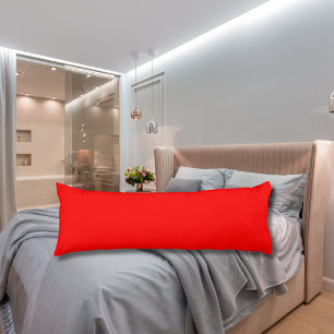 Red Solid Colour   Classic   Elegant   Trendy  Body Cushion
