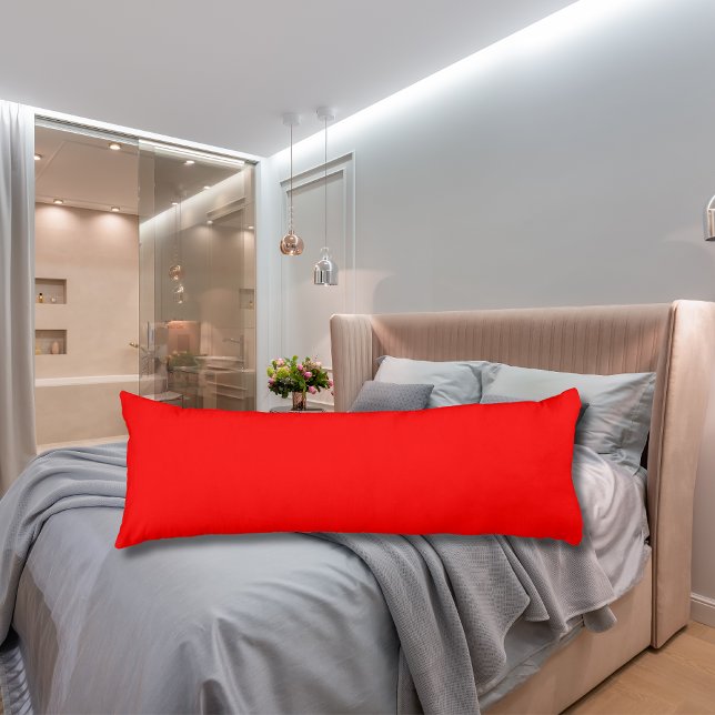 Red Solid Colour | Classic | Elegant | Trendy  Body Cushion (Creator Uploaded)