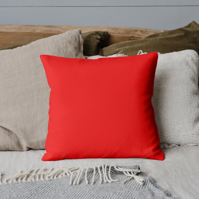 Red Solid Colour | Classic | Elegant | Trendy  Cushion (Creator Uploaded)