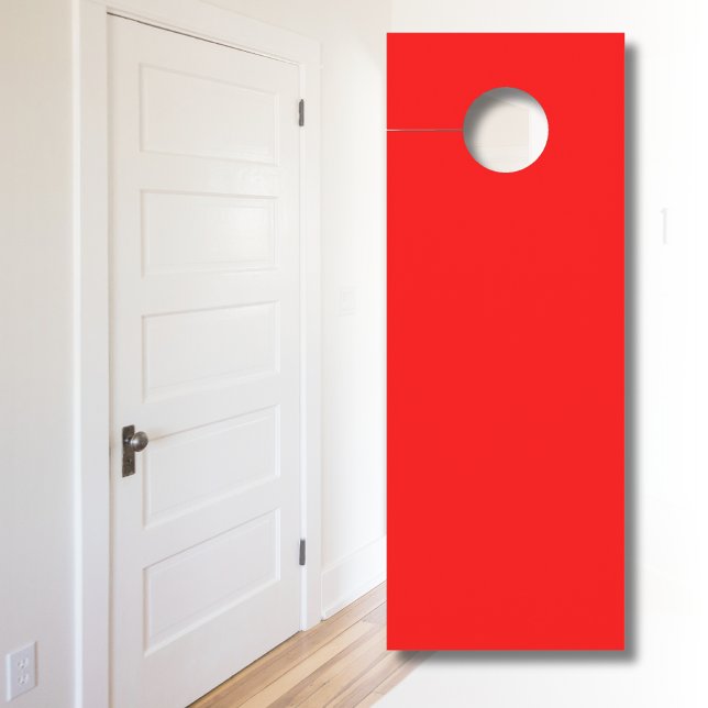Red Solid Colour | Classic | Elegant | Trendy  Door Hanger (Creator Uploaded)