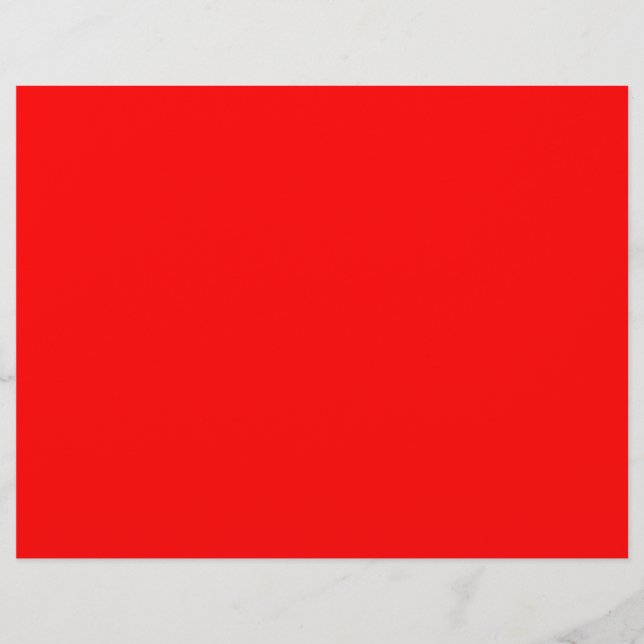 Red Solid Colour | Classic | Elegant | Trendy  Flyer (Front)