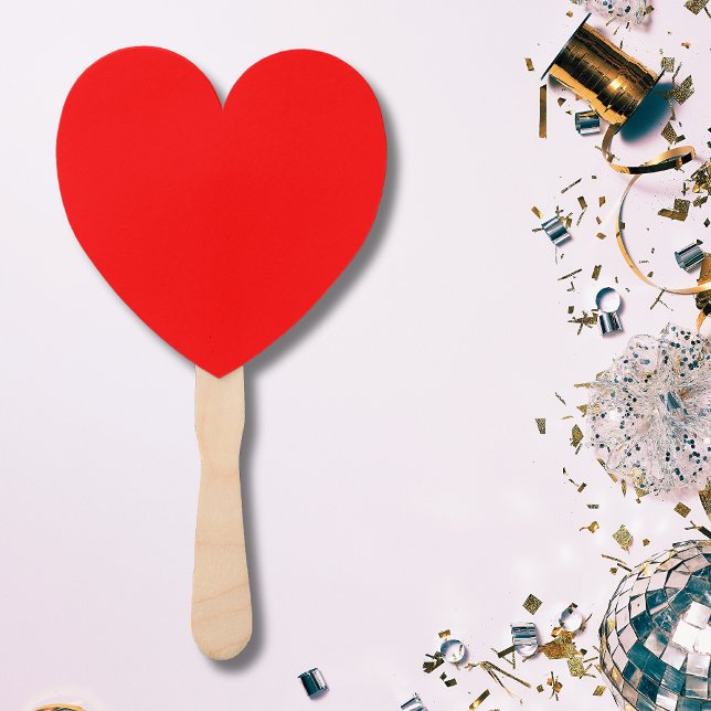 Red Solid Colour | Classic | Elegant | Trendy  Hand Fan (Creator Uploaded)