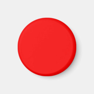 Red Solid Colour Classic Elegant Trendy Magnet