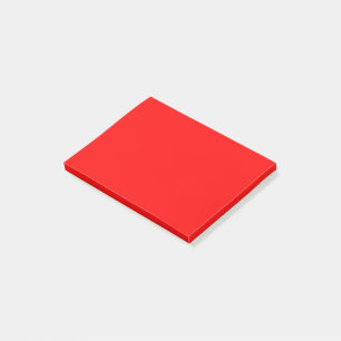Red Solid Colour   Classic   Elegant   Trendy  Post-it Notes