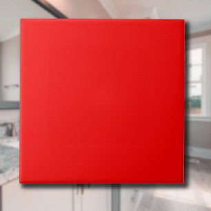 Red Solid Colour Classic Elegant Trendy Tile