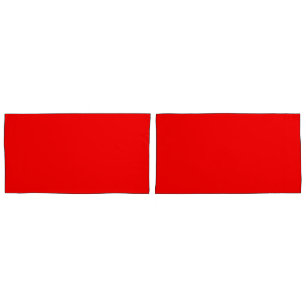 Red Solid Colour Pillowcase