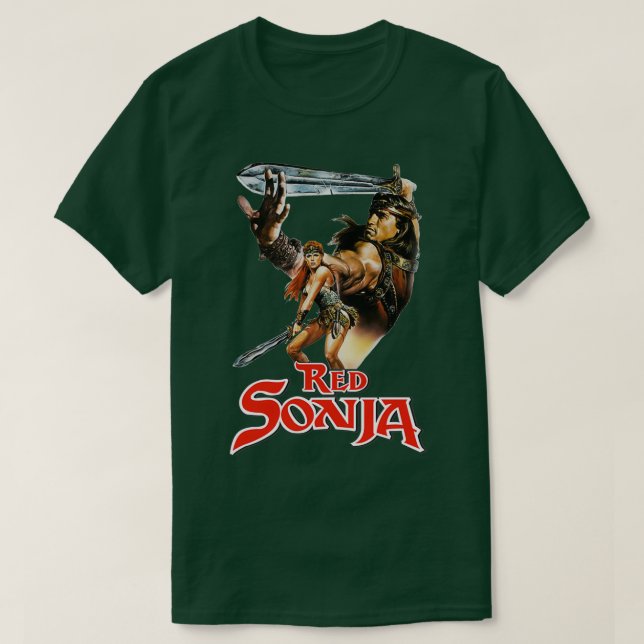 Red Sonja Cult Film T-Shirt (Design Front)