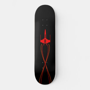 Red Spaceship Skateboard