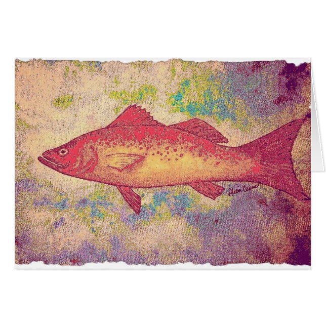 Red  Speckeled Trout (Front Horizontal)