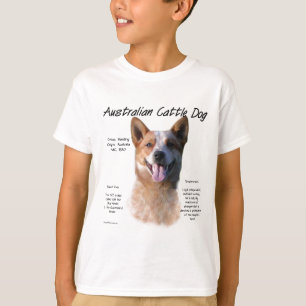 Red Speckle Australian Cattle Dog History  T-Shirt
