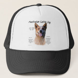 Red Speckle Australian Cattle Dog History  Trucker Hat