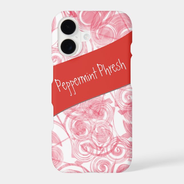 Red Spiral Background Template (Back)