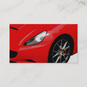 ~Red Sportscar~ BUSINESS CARD, CUSTOMIZE IT! Business Card