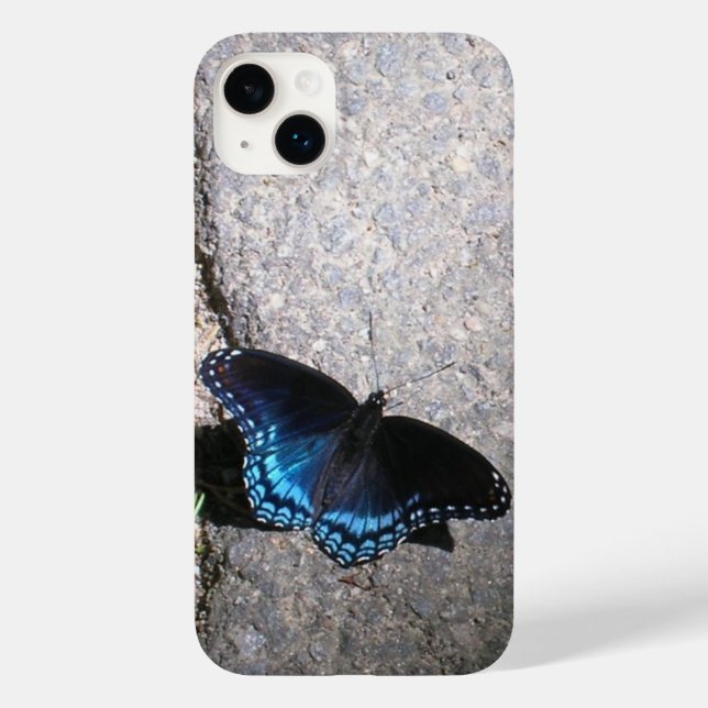 Red Spotted Admiral Butterfly Case-Mate iPhone Case (Back)