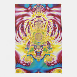 Red Spring Tea Towel
