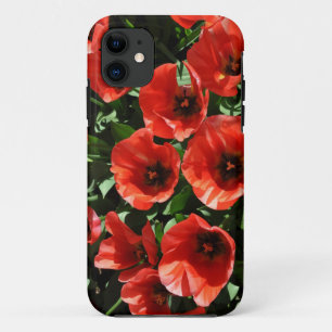 Red spring tulips Case-Mate iPhone case