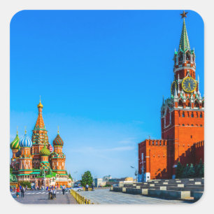 Red Square of Moscow Sticker