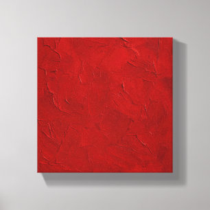 Red Square (Oil, Style: 8) Canvas Print