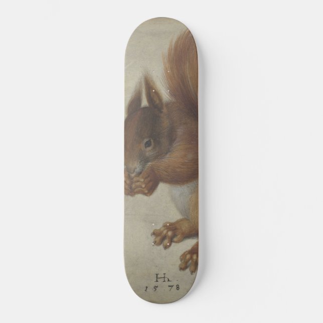 Red Squirrel (by Hans Hoffmann) Skateboard (Front)