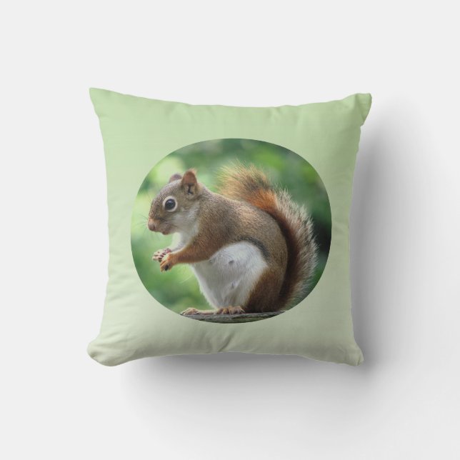 Red Squirrel Cushion (Front)