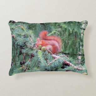 Red Squirrel Decorative Cushion