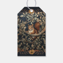Red Squirrel in the Style of William Morris