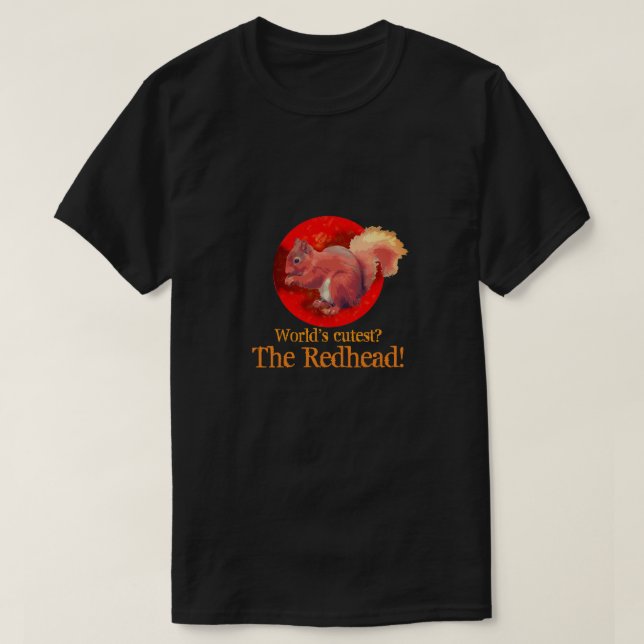 Red Squirrel T-Shirt (Design Front)