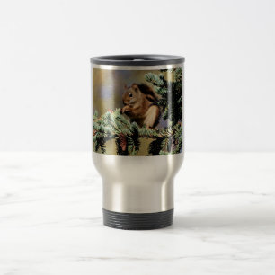 Red Squirrel Travel Mug