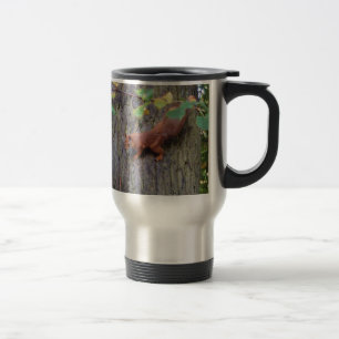 Red Squirrel Travel Mug