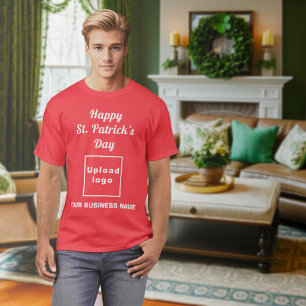 Red St. Patrick's Day Business T-Shirt