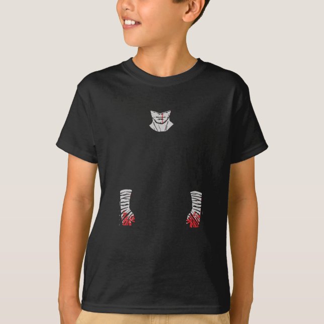 Red-Stained Warrior of Shadows T-Shirt (Front)