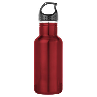 Red Stainless Steel Water Bottle Personalised