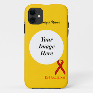 Red Standard Ribbon by Kenneth Yoncich Case-Mate iPhone Case