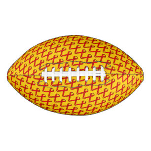 Red Standard Ribbon by Kenneth Yoncich Football