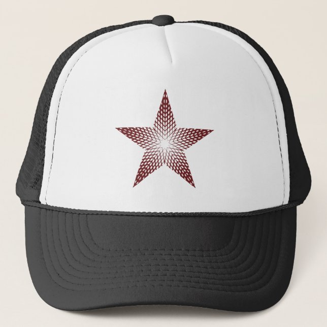 Red Star baseball trucker hat (Front)