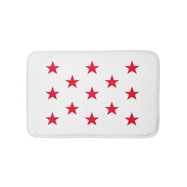 Red Star Bath Mat (Front)