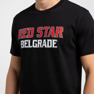Red Star Belgrade Crveno Beli  T-Shirt