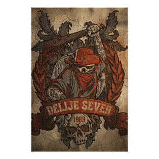 Red Star Belgrade Delije Sever 1989 Photo Print