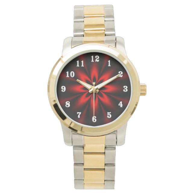 Red Star Burst Watch (Front)