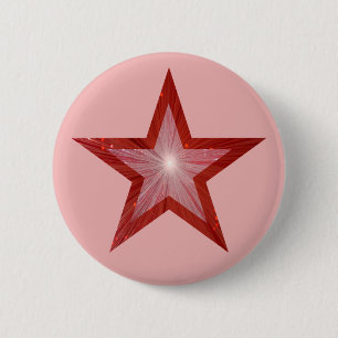 Red Star button pink