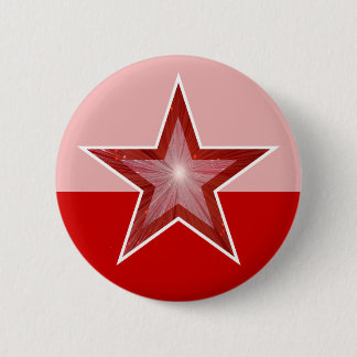 Red Star button pink red